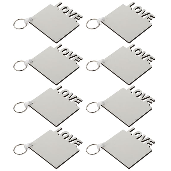 Raindrops Sublimation Blank Keychains for Crafting, Perfect for Mother's Day and Father's Day