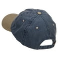 thumbnail image 3 of Sailboat Wave Embroidered Washed Two Tone Cap - Navy Khaki OSFM, 3 of 5