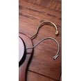thumbnail image 6 of Wood Top Hanger, Box of 25 Space Saving 17 Inch Flat Wooden Hangers w/ Walnut Finish & Chrome Swivel Hook & Notches for Shirt Jacket or Dress by International Hanger, 6 of 7