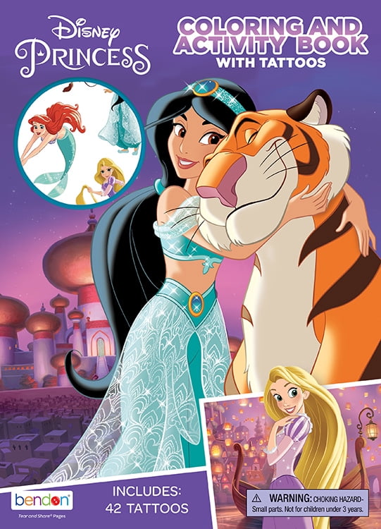 Download Bendon Publishing Disney Princess Coloring Book W Tattoos Walmart Com Walmart Com