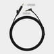 thumbnail image 5 of Cable de audio de repuesto para auriculares con control de volumen de micrófono para Quiet Comfort2 QC15/QC2 Auriculares negros, negros, 5 of 5