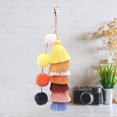 thumbnail image 4 of Tassel Keychain Fashion Multipurpose Key Ring Pendant Pom Pom Tassel Bag Charm, 4 of 7