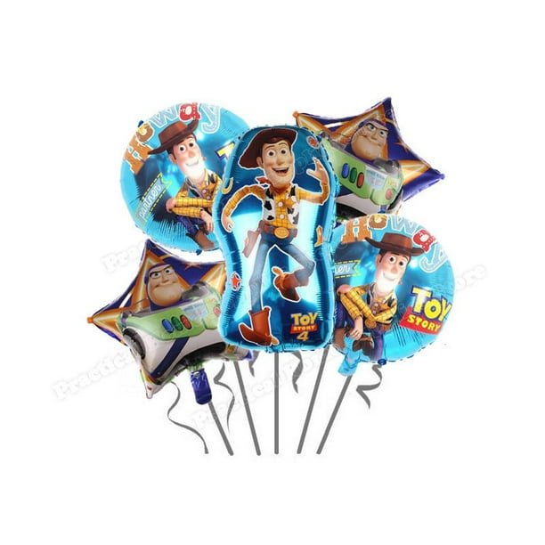 Globos decorativos de Disney Toy Story para niños, globo de aluminio de Buzz Lightyear Woody, para fiesta de cumpleaños, regalo de Navidad
