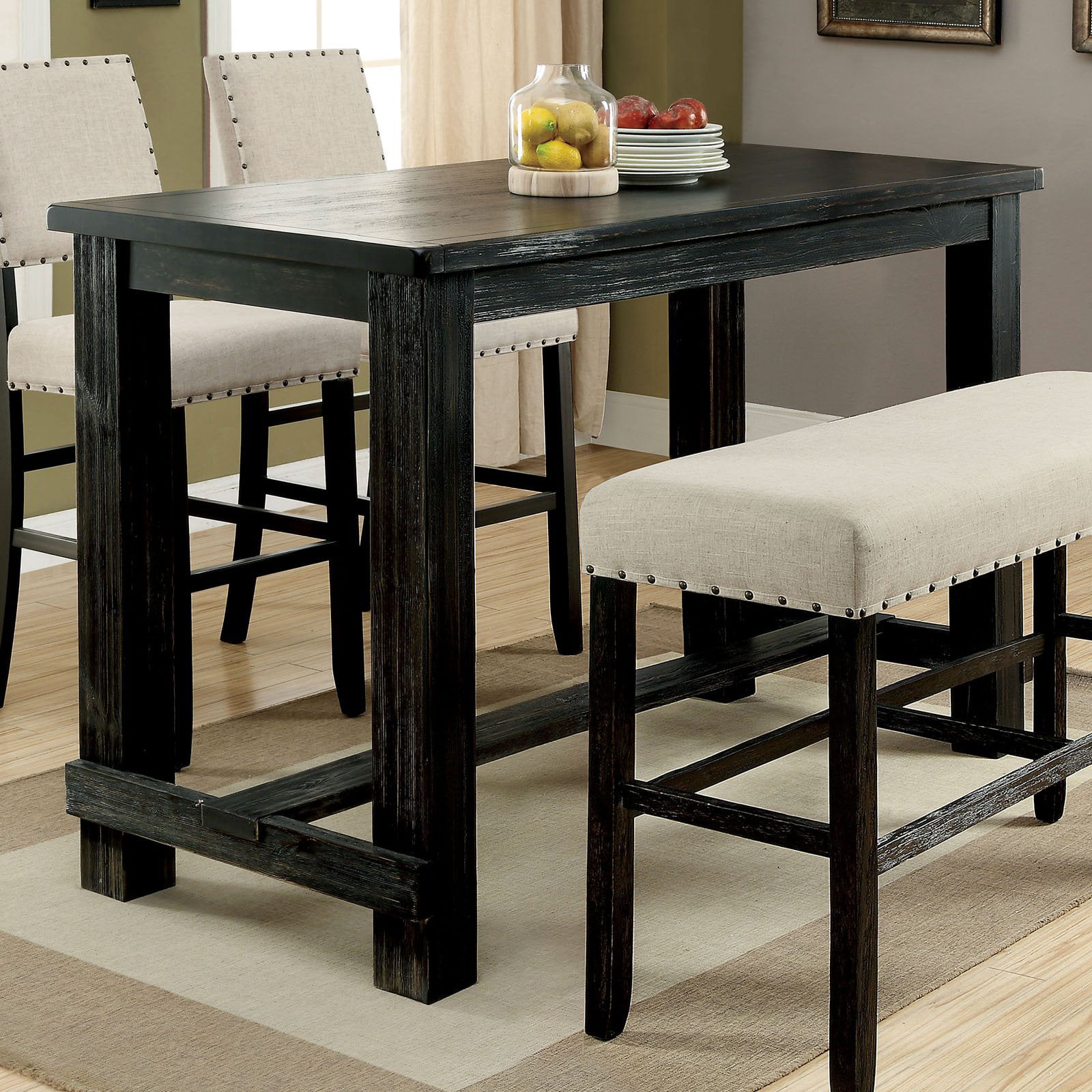 Furniture of America Helin II Bar Height Dining Table - Walmart.com
