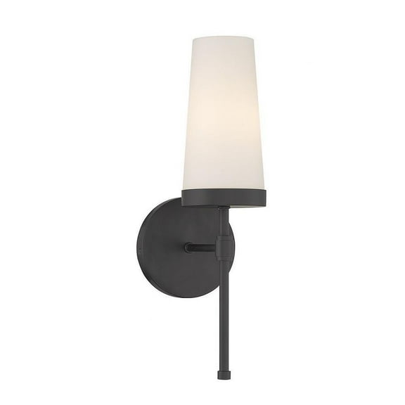 1 Light Wall Sconce in Modern Style-16 inches Tall and 5 inches Wide-Matte Black Finish Bailey Street Home 159-Bel-4955022