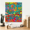thumbnail image 5 of Epic Graffiti 'Home Sweet Home' by Dean Russo, Canvas Wall Art, 20"x24", 5 of 8