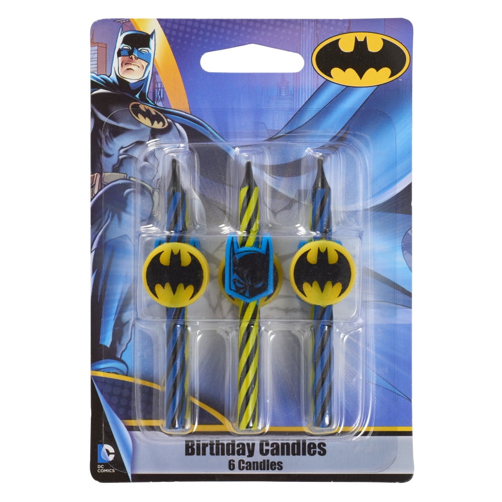 Cake Topper Decor, Candles,Batman shape Candles20769 (2/PKG)