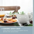 thumbnail image 2 of Sauce Container Sauce Boat Ceramic Milk Sauce Cup Ceramic Gravy Boat Gravy Container, 2 of 6