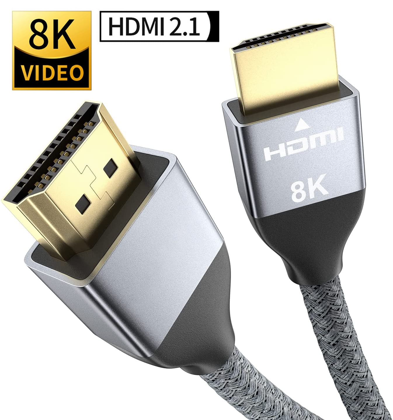 til bundet Governable Raffinere 8K HDMI 2.1 Cable 3.3FT ,Certified Ultra High Speed HDMI Cord for PC, PS5,  PS4, Xbox Series X, Roku/Fire/Sony/LG TV - Walmart.com