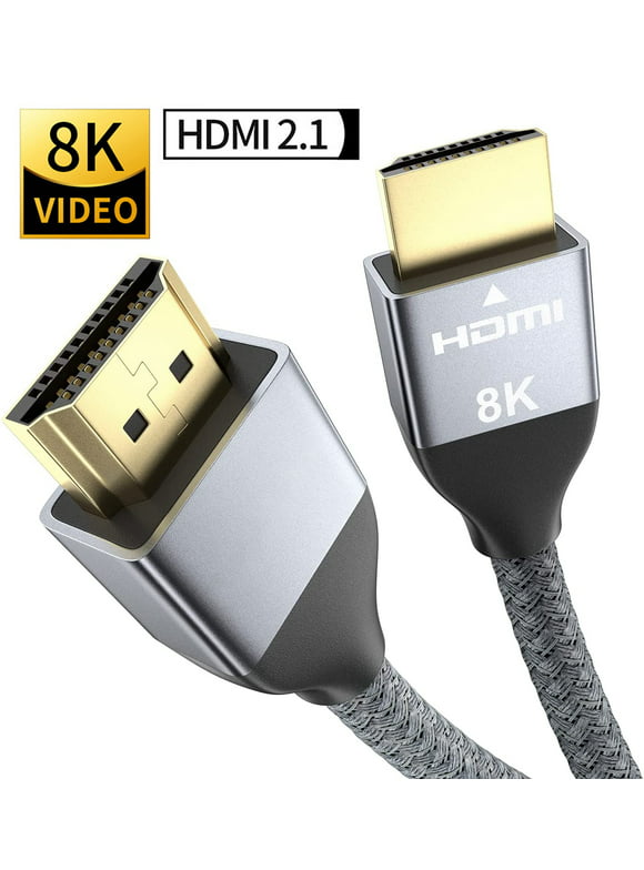 8K HDMI 2.1 Cable 16.5FT ,Certified Ultra High Speed HDMI Cord for PC, PS5, PS4, Xbox Series X, Roku/Fire/Sony/LG TV