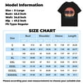 thumbnail image 5 of NAMTYQX Graphic Tees for Women Light Plus Size Loose Short Sleeve Hawaii Tropical Pattern Crew-Neck Cute Casual Wine Size 5XL, 5 of 5