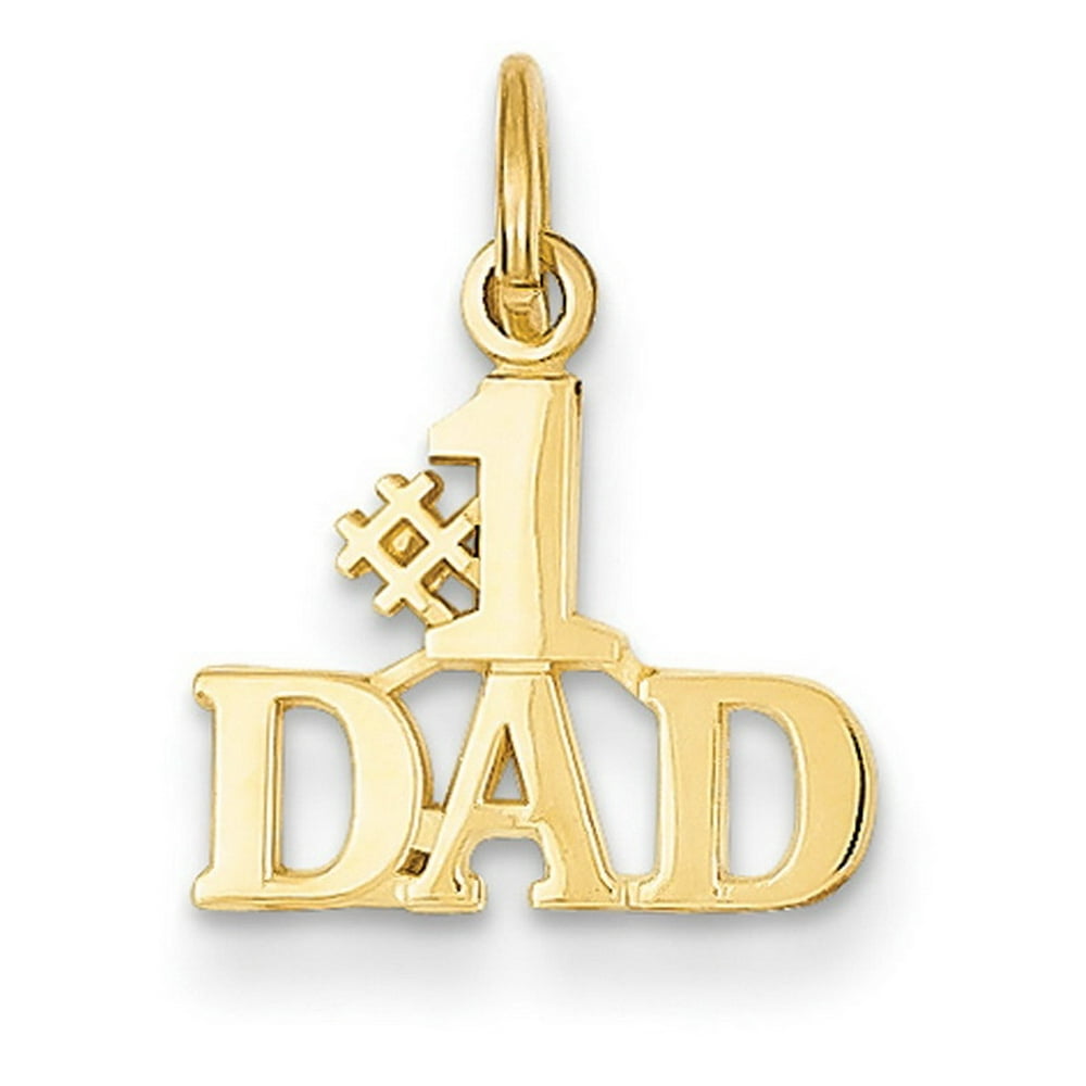 Kevin Jewelers 14k Yellow Gold 1 Dad Pendant