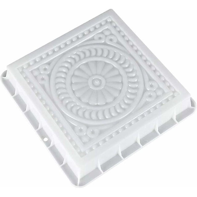 Molde de hormigón DIY con forma de camino, molde de plástico para hormigón, jardín, acera, adoquines, pasarela, losas de piedra de hormigón para jardín y Patio