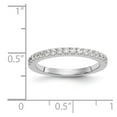 thumbnail image 7 of 14K White Gold Ring Band Wedding Diamond Round, 7 of 7