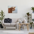 thumbnail image 2 of Stupell Industries Brown Dairy Cow Detailed Farm Animal Painting Painting Gallery Wrapped Canvas Print Wall Art, Design by David Stribbling, 2 of 7