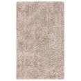 thumbnail image 3 of SAFAVIEH New Orleans Darius Solid Polyester Shag Area Rug, Beige, 4' x 6', 3 of 7