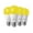 Yellow, variant on EDISHINE Yellow Amber Outdoor Light Bulbs Dusk to Dawn, Bug Light Dual Sensor A19 LED Bulbs 9W (60 Watt Equivalent) 600LM 2000K E26 Base 4-Pack