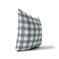 thumbnail image 3 of Proper Gingham Blue Throw Pillow, 3 of 4