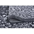 thumbnail image 6 of Transitional 2x3 Area Rug (2' x 3') Brocade Gray, Charcoal Indoor Scatter Easy to Clean, 6 of 7
