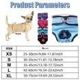 thumbnail image 3 of SeekLGT Female Dog Diaper Leak Proof Washable Reusable for Small Medium Large Dogs 1 Pack, 3 of 9