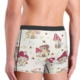 thumbnail image 5 of Daiia Floral Mushroom Men's Underwear Boxer Briefs, Cotton Stretch Moisture-Wicking Underwear-Medium, 5 of 9