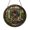 Acrylic 3.5 Inch, variant on Barn Door Wreath Artwork Glass Suncatcher Round Window Hanging, Festive Rustic Home Decor Gift