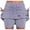 A-Purple995, variant on Wxolcjlv Womens Floral Print Skort High Waist Built‑In Short Workout Casual Skirts