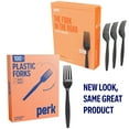 thumbnail image 3 of Staples Perk Plastic Fork Heavy-Weight Black PK56392, 3 of 8