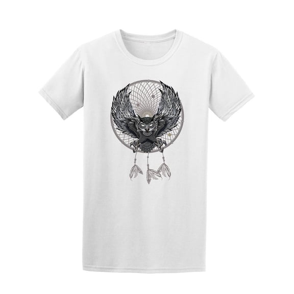 Dreamcatcher Owl Tattoo Tee. Men's -Image by Shutterstock