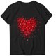 thumbnail image 1 of Blusas de Manga Corta para las Mujeres Divertida Impresión Cuello Redondo Camiseta Vintage, Blusas de Primavera para las Mujeres, 1 of 8