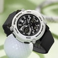 thumbnail image 2 of Men’s Tactical Watch Analog Digital Dual Display – 50M Waterproof Military Wristwatch with LED Backlight, Stopwatch, Alarm, Countdown – Durable Outdoor Watch, 2 of 7
