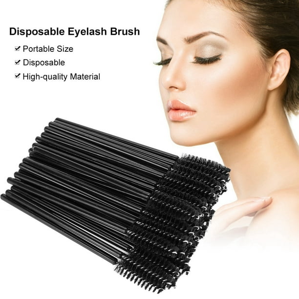 Aplicador de Extensiones Curel 50 Piezas de Cepillos Desechables para Pestañas