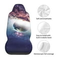thumbnail image 5 of Sikiie Planets Stars And Galaxies Car Seat Protector 2 Pack Car Seat Cushion Mat, Car Seat Covers for SUV, Truck, Van, 5 of 7