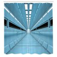 thumbnail image 3 of Ambesonne Space Shower Curtain, Science Ficion Galaxy, 69"Wx70"L, Pale Blue, 3 of 5