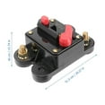 thumbnail image 2 of RUNROTOO Trolling Motor Fuse Circuit Breaker with Short Circuit Protection for Boat and Car 1Pack 8.00x5.10x4.00CM, 2 of 6