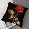 thumbnail image 7 of Red Rose Throw Pillow Case Mysterious Romantic Flowers Pillow Cover Cushion Case Decorations for Sofa Couch Bed Chair, 7 of 7