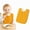 Yellow, variant on Stcellnmex 1 Pc Yellow Muslin Pullover Baby Bib, Full Coverage Absorbent Waterproof Toddler Slip on Towel Bib