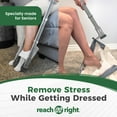 thumbnail image 2 of Reach Right Compression Sock Aid Device, Long Shoe Horn, Dressing Hook, 8 Ct, 2 of 7