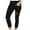 Black, variant on Ripped Leggings for Women with Pockets Cutout Yoga Pants High Waisted Athletic Workout Running Skinny Leggings(Black,XXL)