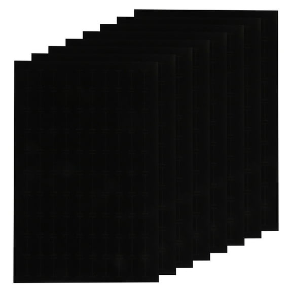 Soimiss 8Pcs Jewelry Insert Display Mat Black Sponge for Stackable Jewelry Organization