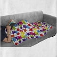 thumbnail image 6 of Modern Soft Flannel Fleece Throw Blanket, Little Rainbow Colored Funky Stars Kids Nursery Boys Girls Theme Print, Cozy Plush for Indoor and Outdoor Use, 50" x 70", Multicolor, by Ambesonne, 6 of 6