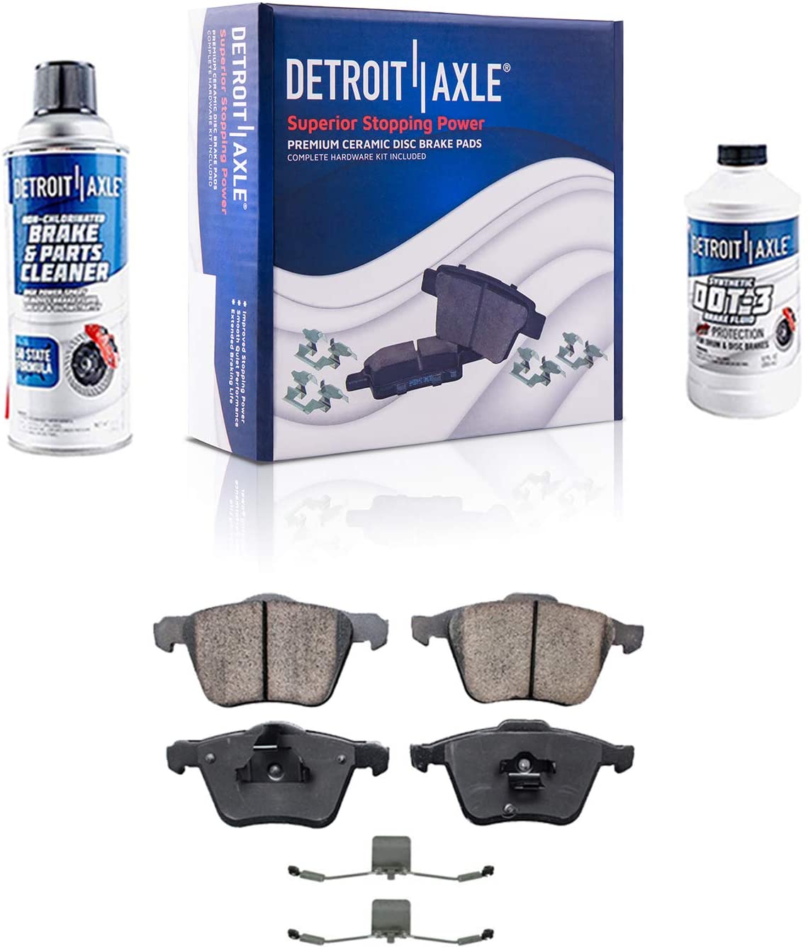 Rear Ceramic Brake Pads for 2003 2004 2005 2006 2007 2008 20092014