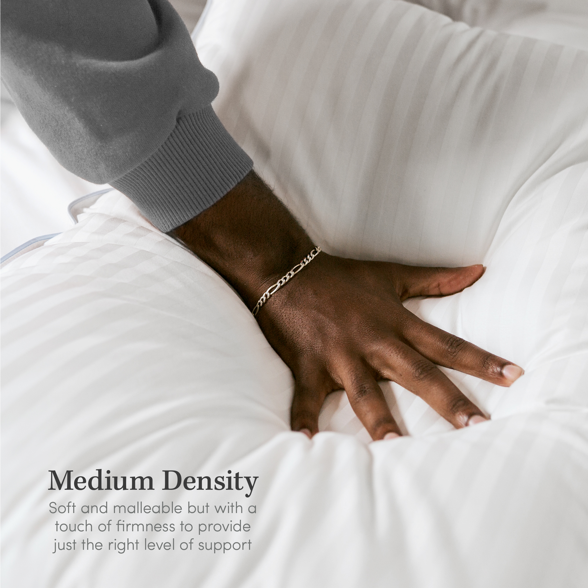 2 Pack Medium Firmness Down Alternative Bed Pillow, Standard - eLuxury - image 4 of 6
