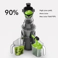 thumbnail image 3 of SIFENE Slow Juicer Machine, 300W Cold Press Masticating Juicer with 3.3-Inch Wide Feed Chute, Easy to Clean, BPA-Free, Grey, 3 of 8