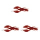 thumbnail image 2 of Advancent Cebo falso, señuelo de superficie con olor a pescado, resistente a la baja, buena sensibilidad al tacto, herramientas de pesca biónicas de alta Rojo 3piezas Advancent CBP387456, 2 of 6