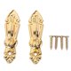thumbnail image 2 of Montaje de Tornillo Cortina Tie Back Tieback Wall Hooks 12PCS Tono Dorado, 2 of 8