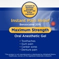 Equate Maximum Strength Benzocaine Orasol Oral Anesthetic Gel, 0.33 oz