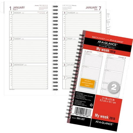 at a glance day runner weekly planner refill size 2 loose leaf