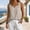 Beige, variant on IUYRTFE Women V Neck Sleeveless Tank Top Loose Fit Casual Summer Blouse