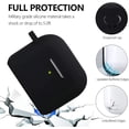 thumbnail image 2 of Airpods 3(2021), Apple Airpod 3rd Generation Women's Case, Air Pod 3rd Generation Charging Case Silicone Case with Pom Pom Keychain Accessory(Black), 2 of 5